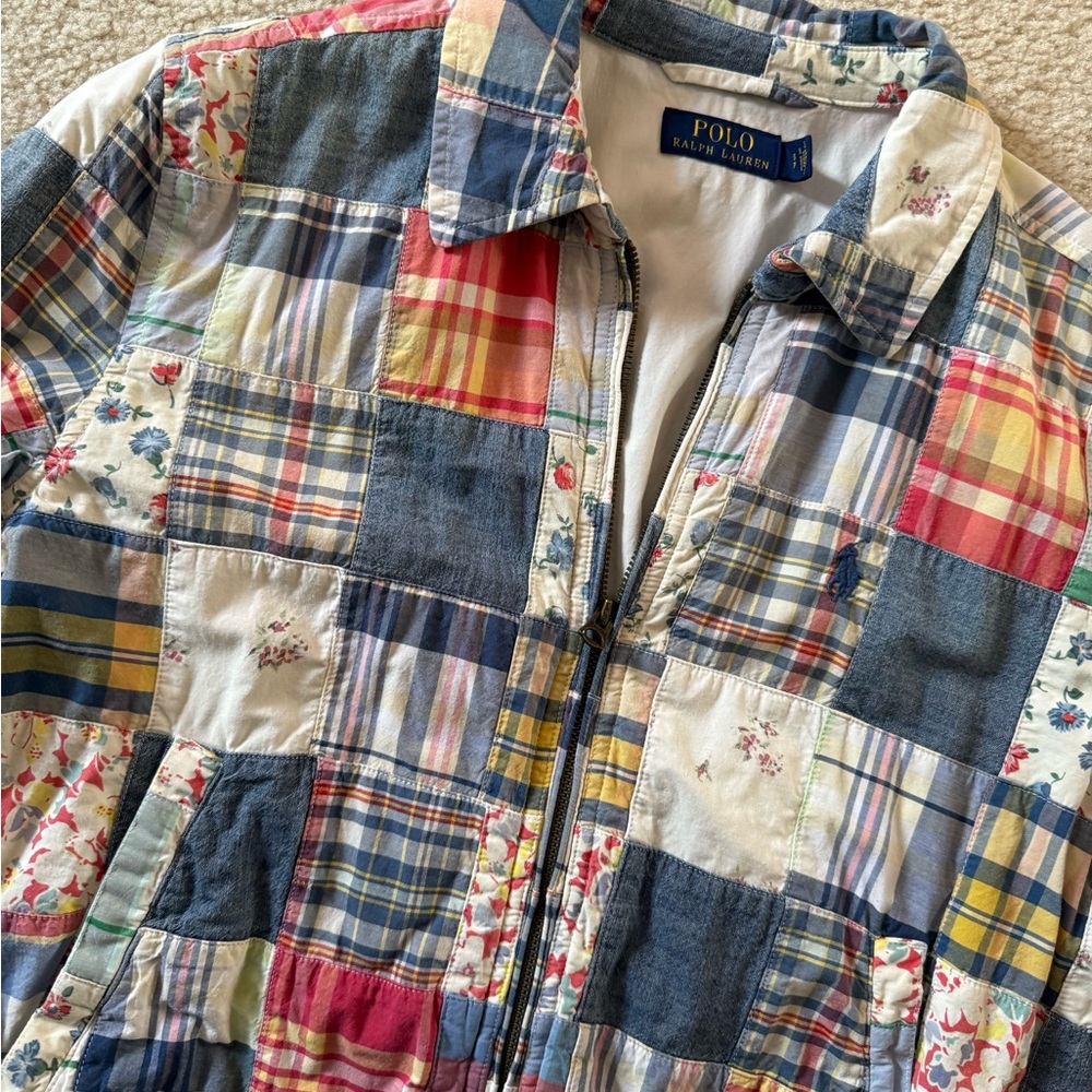 Ralph Lauren Multicolor Patchwork Jacket size Sma… - image 3